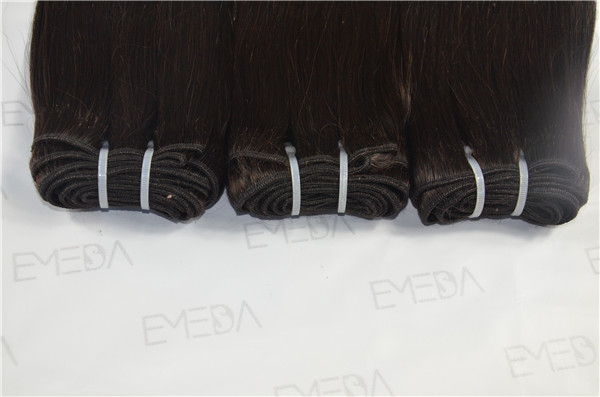 Un-remy hair straight Brazilian hair extension XS024
